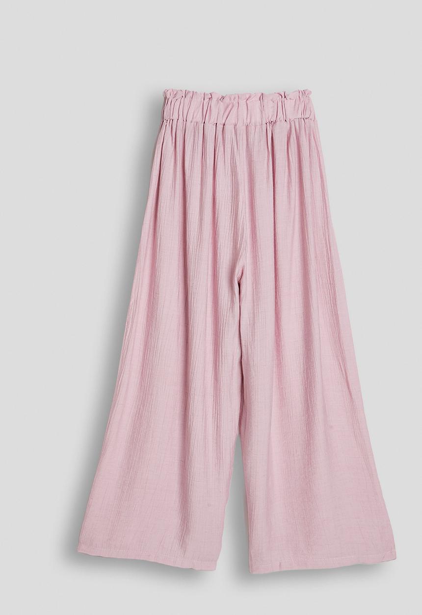 Pop Candy - Paperbag waist pants - pink