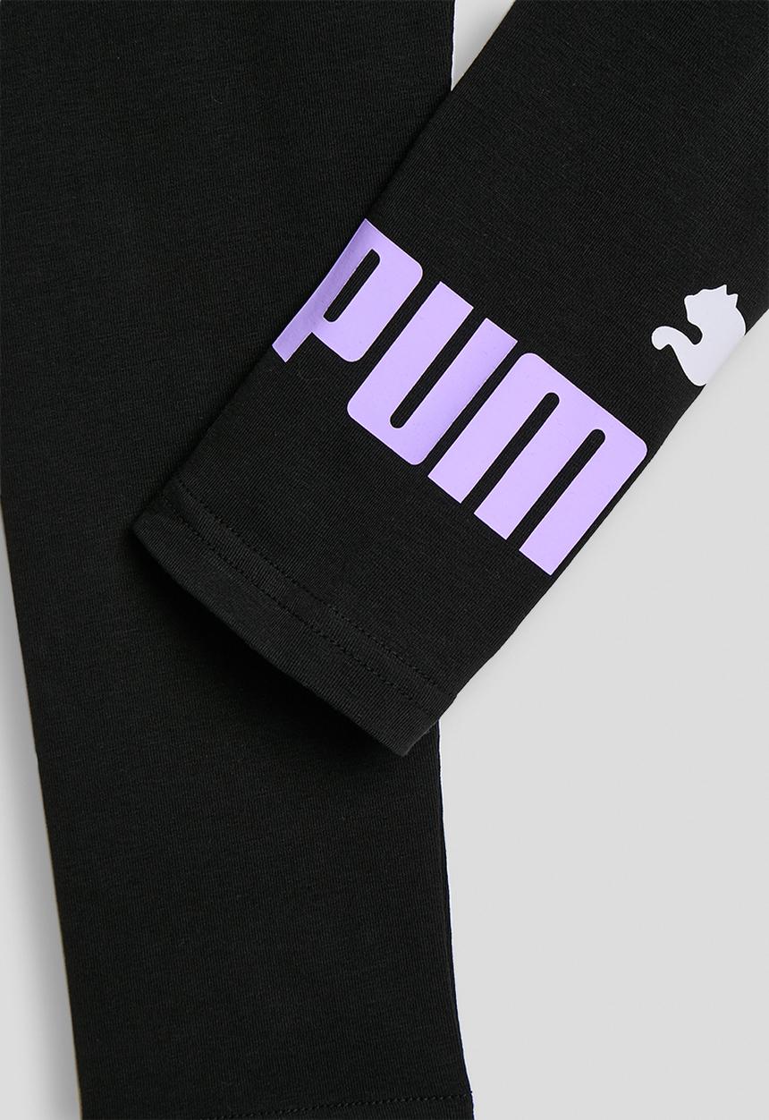 PUMA - Ess 2 Color No.1 Logo Leggings G - Puma Black-Light Lavender