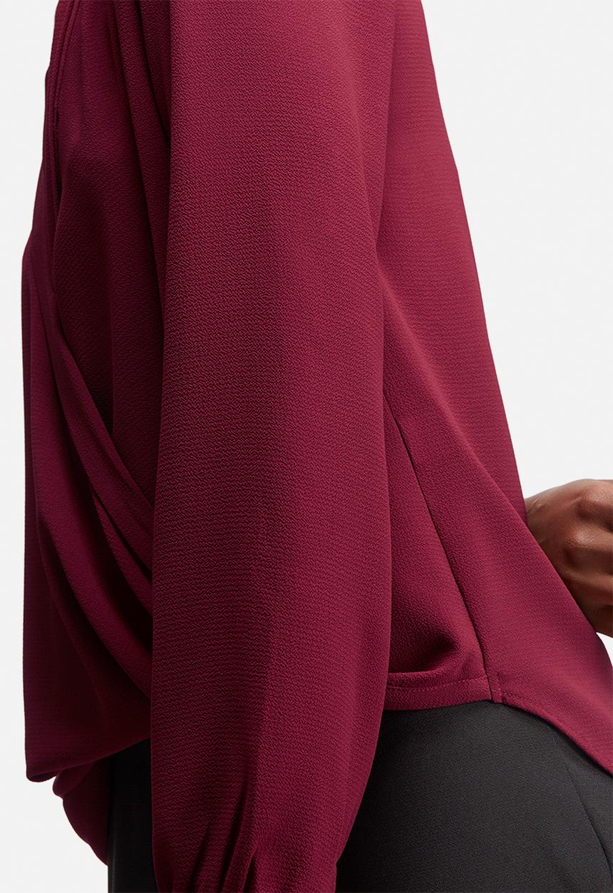 dailyfriday - Wrap front blouse