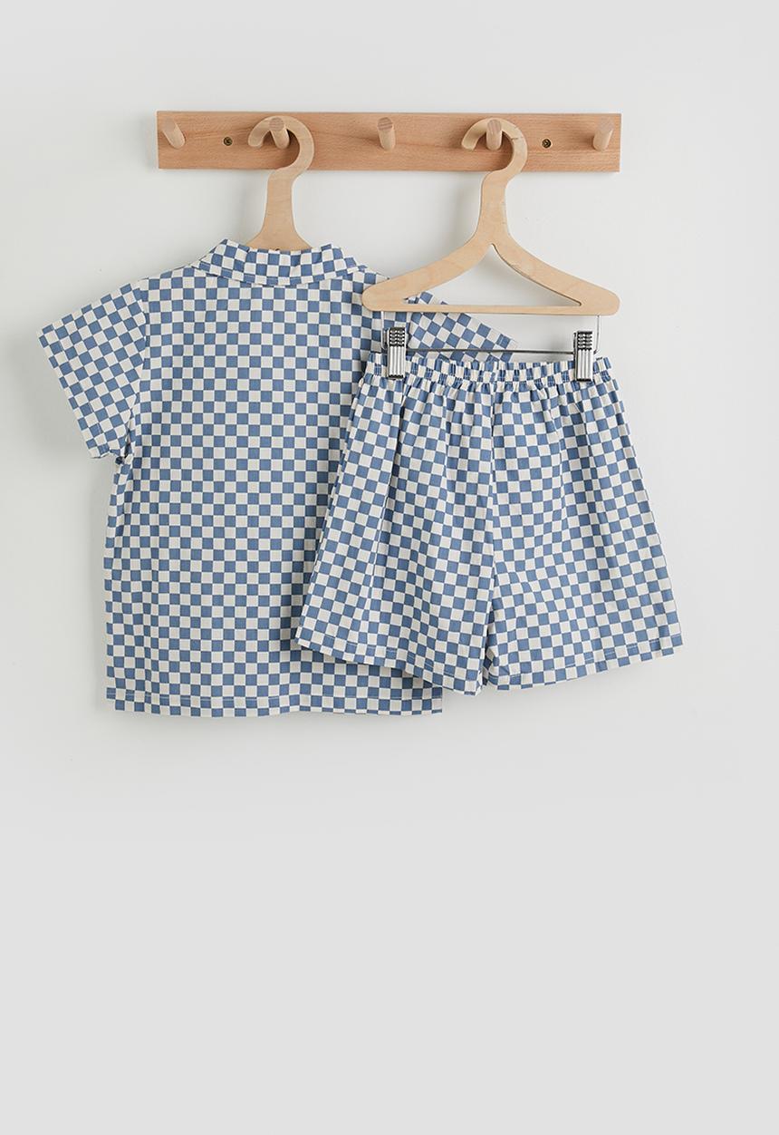 Pop Candy - Shirt and shorts - blue