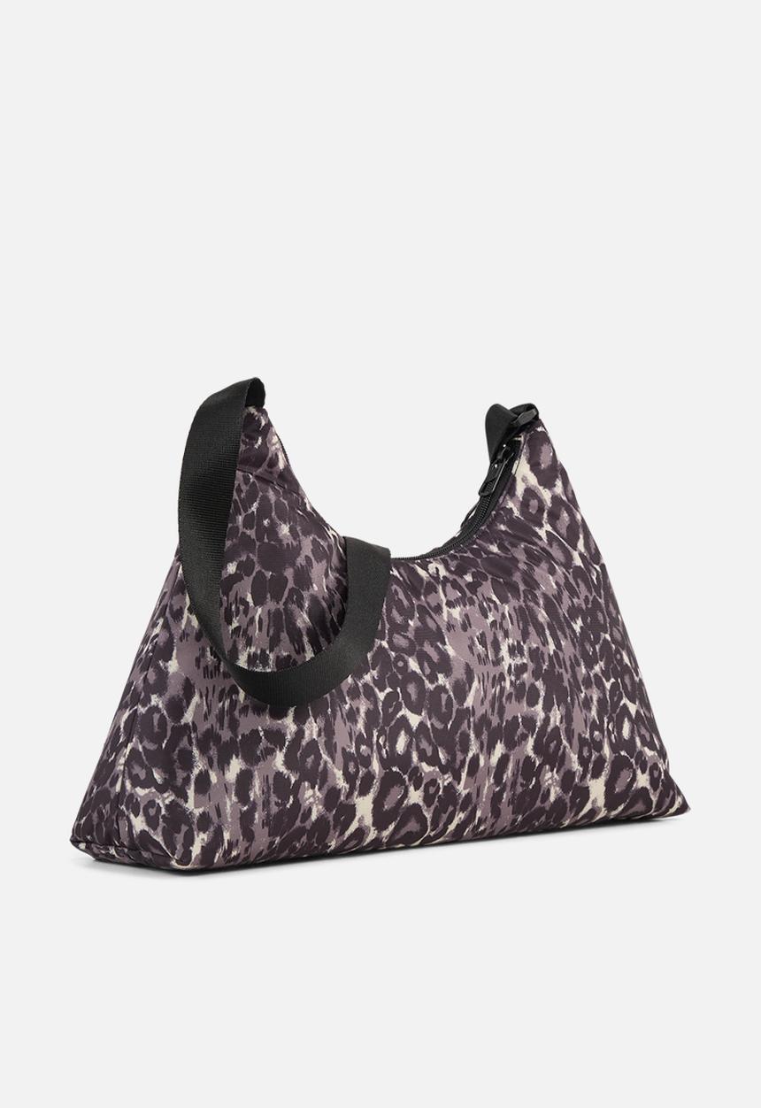 PUMA - Pop Medium Prism Bag - Puma Black-Leopard Aop