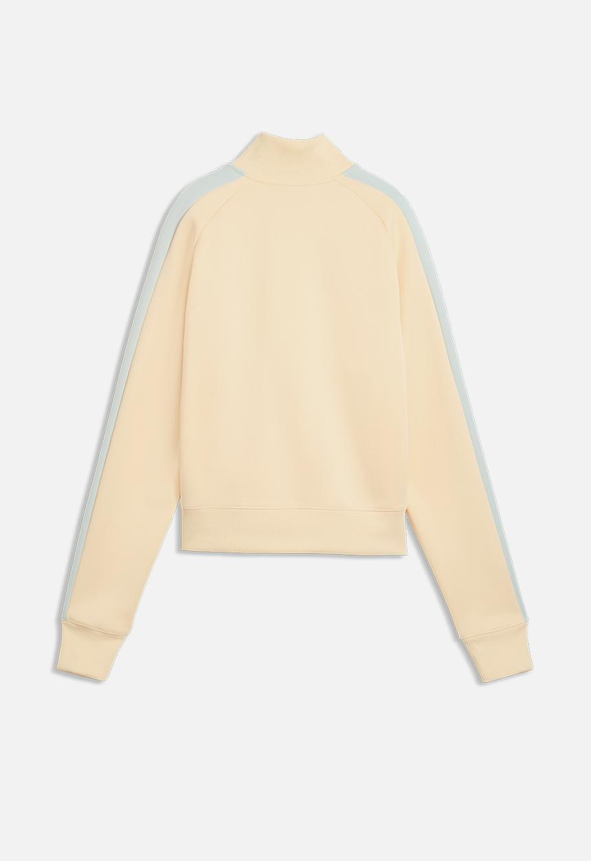 PUMA - T7 Always On Short Track Jacket - Buttercream-Créme De Mint