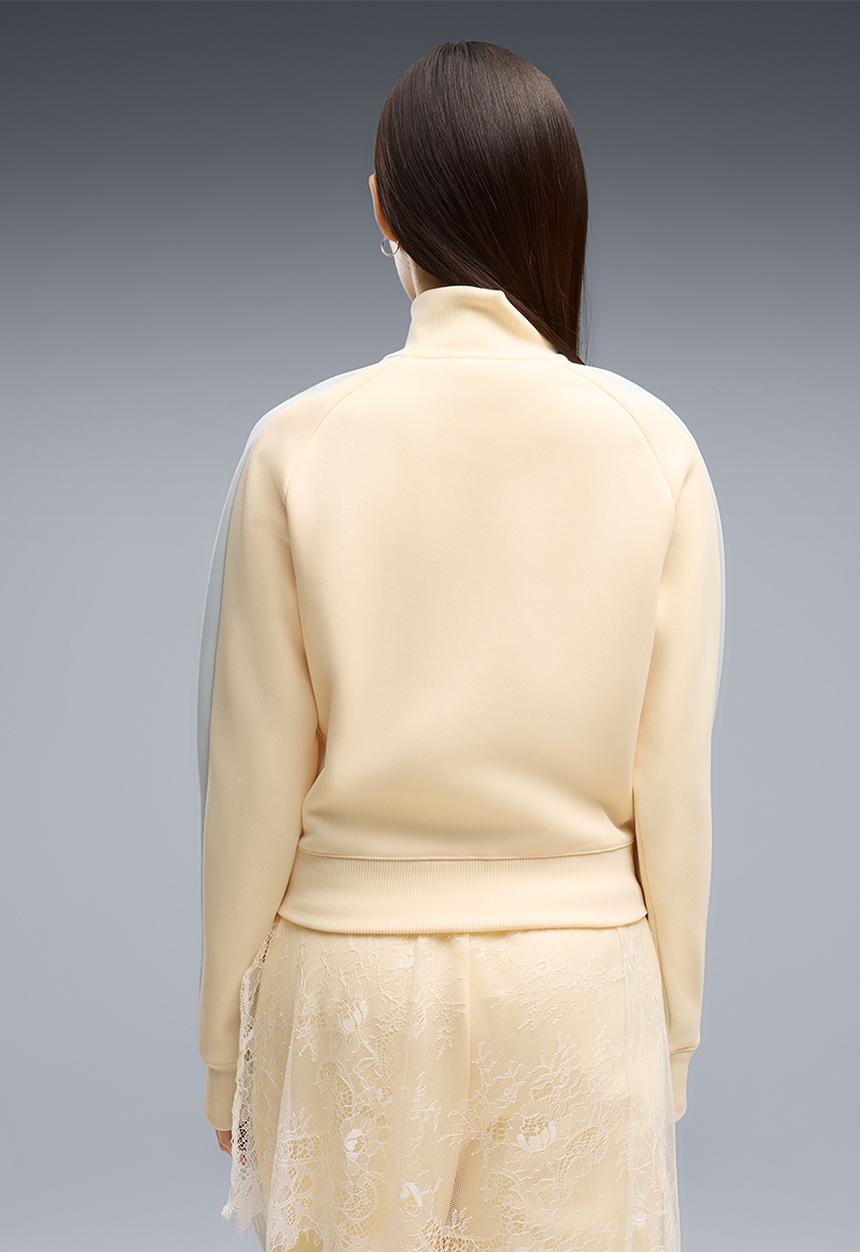 PUMA - T7 Always On Short Track Jacket - Buttercream-Créme De Mint