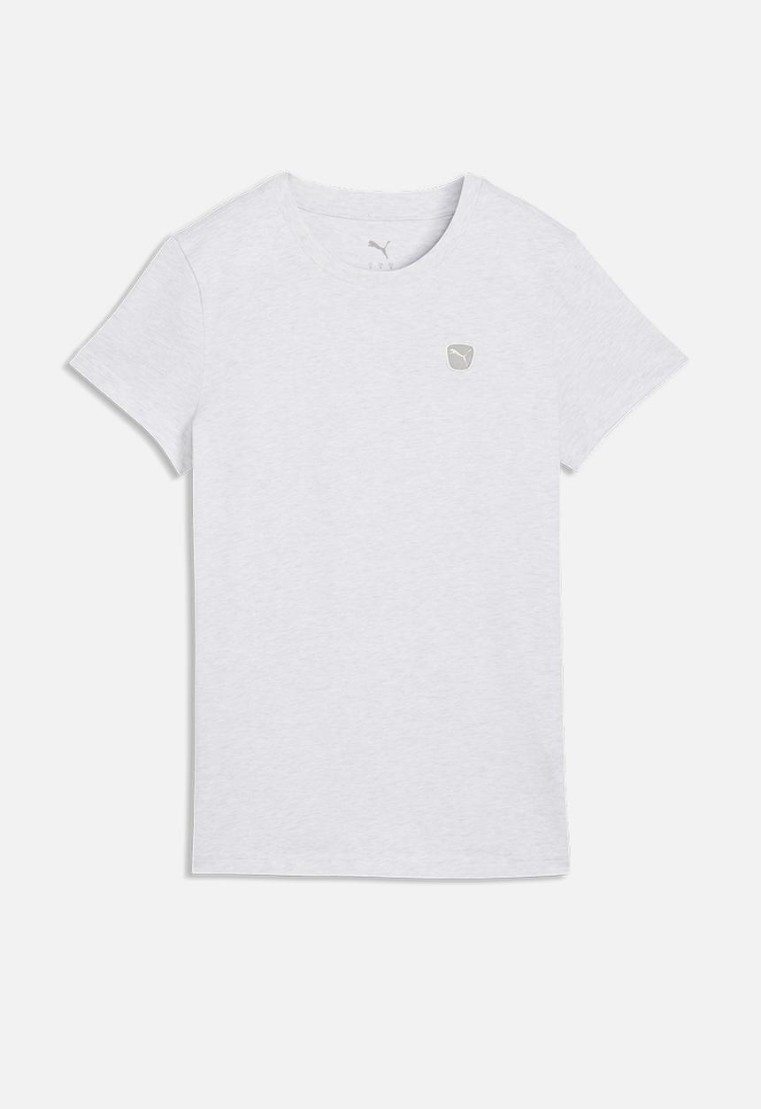 PUMA - Plus Ess Elevated Tee W - White Glow Heather