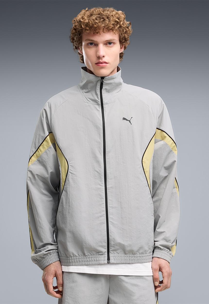 PUMA - PUMA SPORT Relaxed Woven Track Jacket - Grey