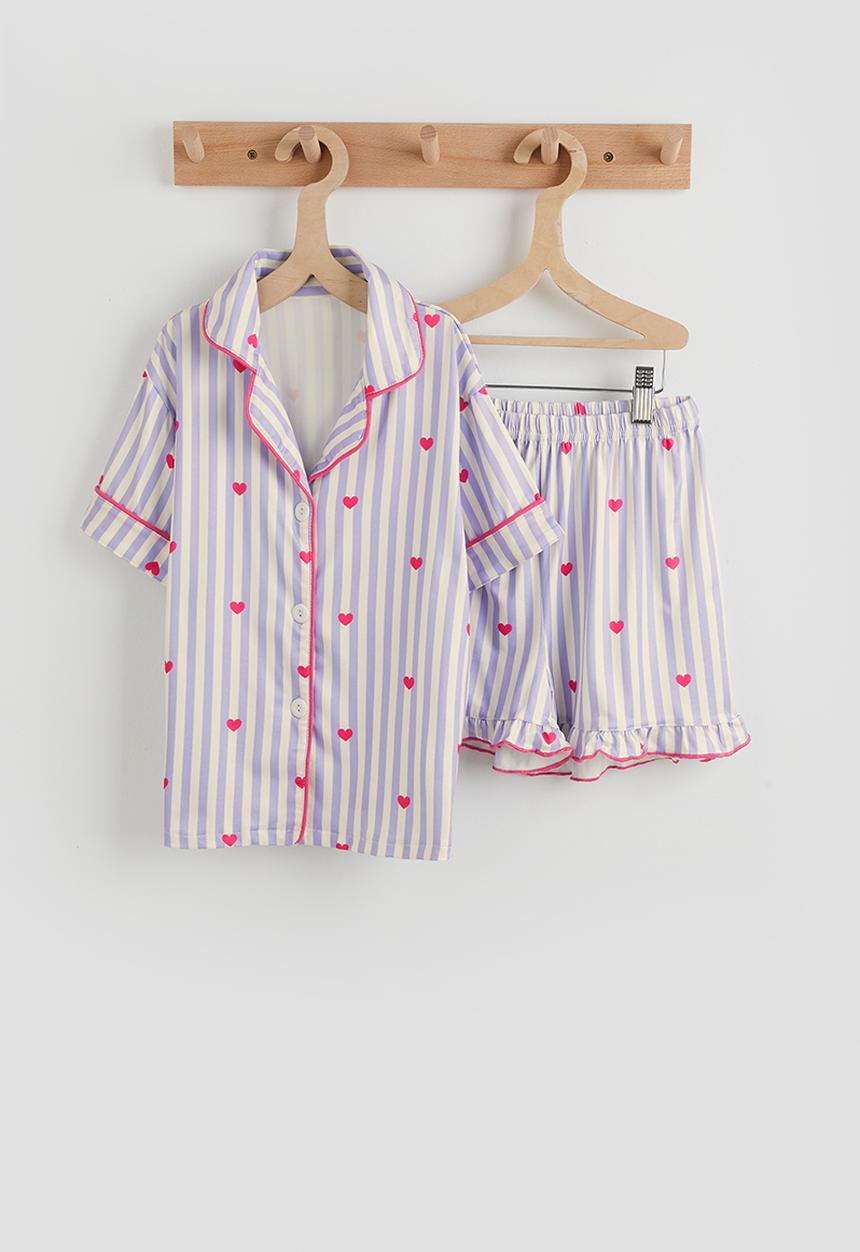 Pop Candy - Sleep shirt and shorts - multi