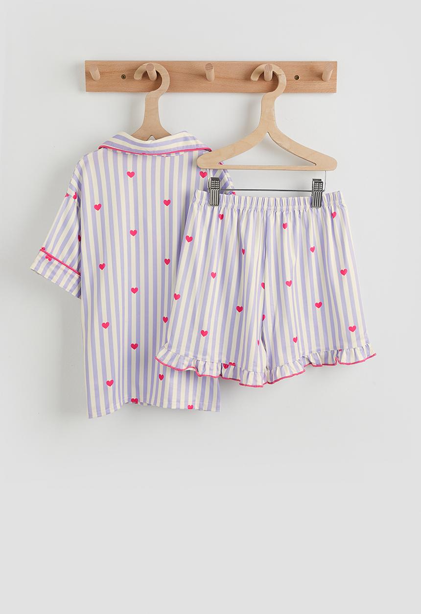 Pop Candy - Sleep shirt and shorts - multi