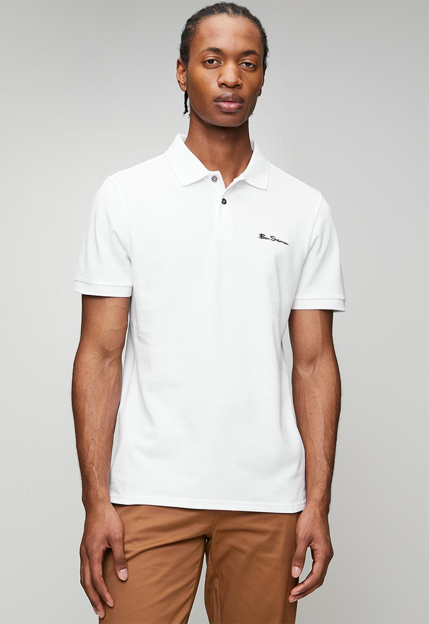 Ben Sherman - Ben Polo Short Sleeve  - White
