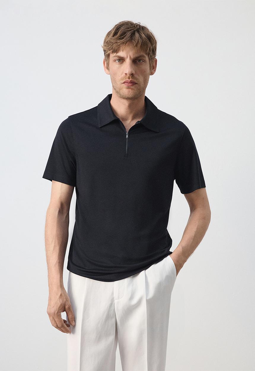 MANGO - Poloshirt Carlez - Navy