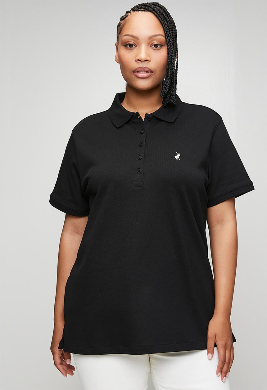 POLO - Wmn margot short sleeve golfer - black