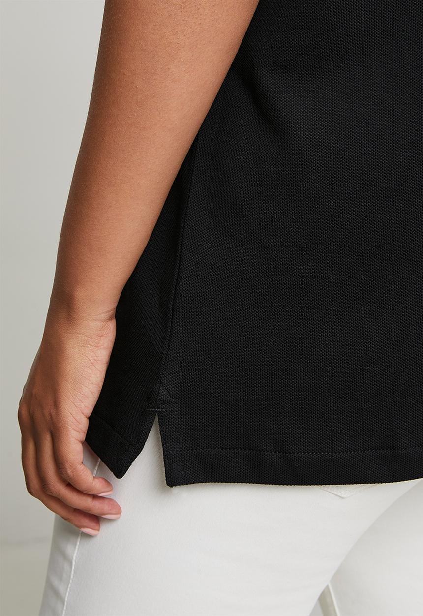 POLO - Wmn margot short sleeve golfer - black