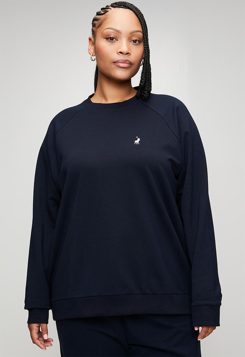 POLO - Wmn sophia long sleeve track top - navy