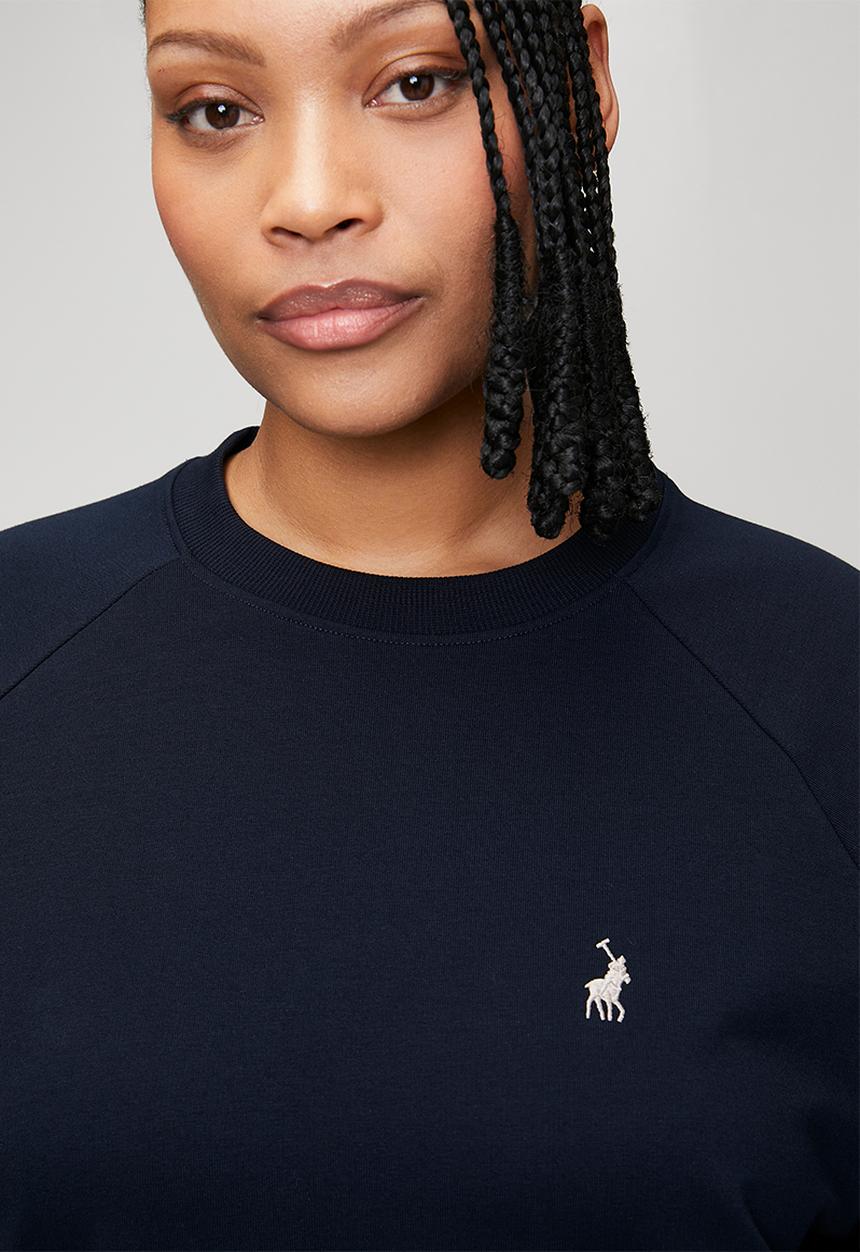 POLO - Wmn sophia long sleeve track top - navy