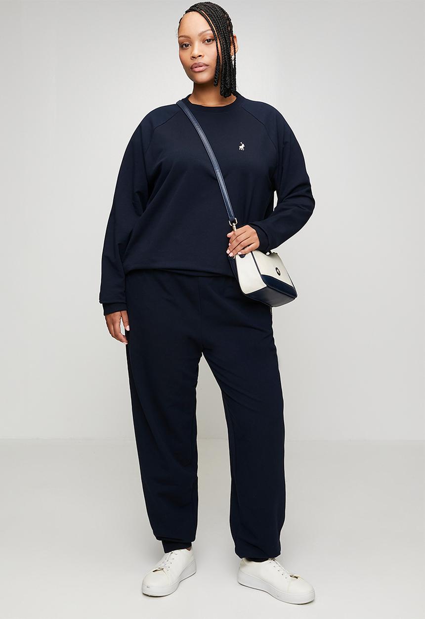 POLO - Wmn sophia long sleeve track top - navy