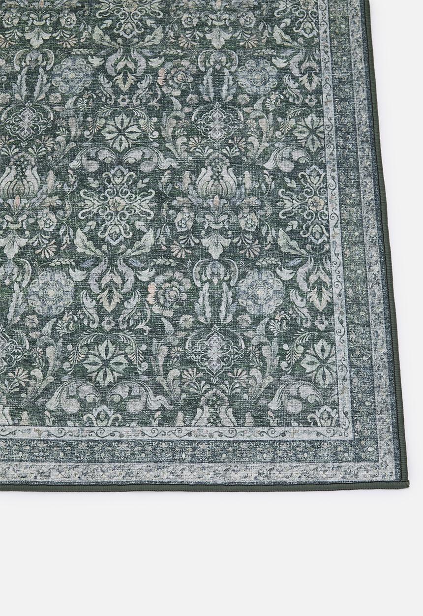 Sixth Floor - Etta Floral Runner - Olive
