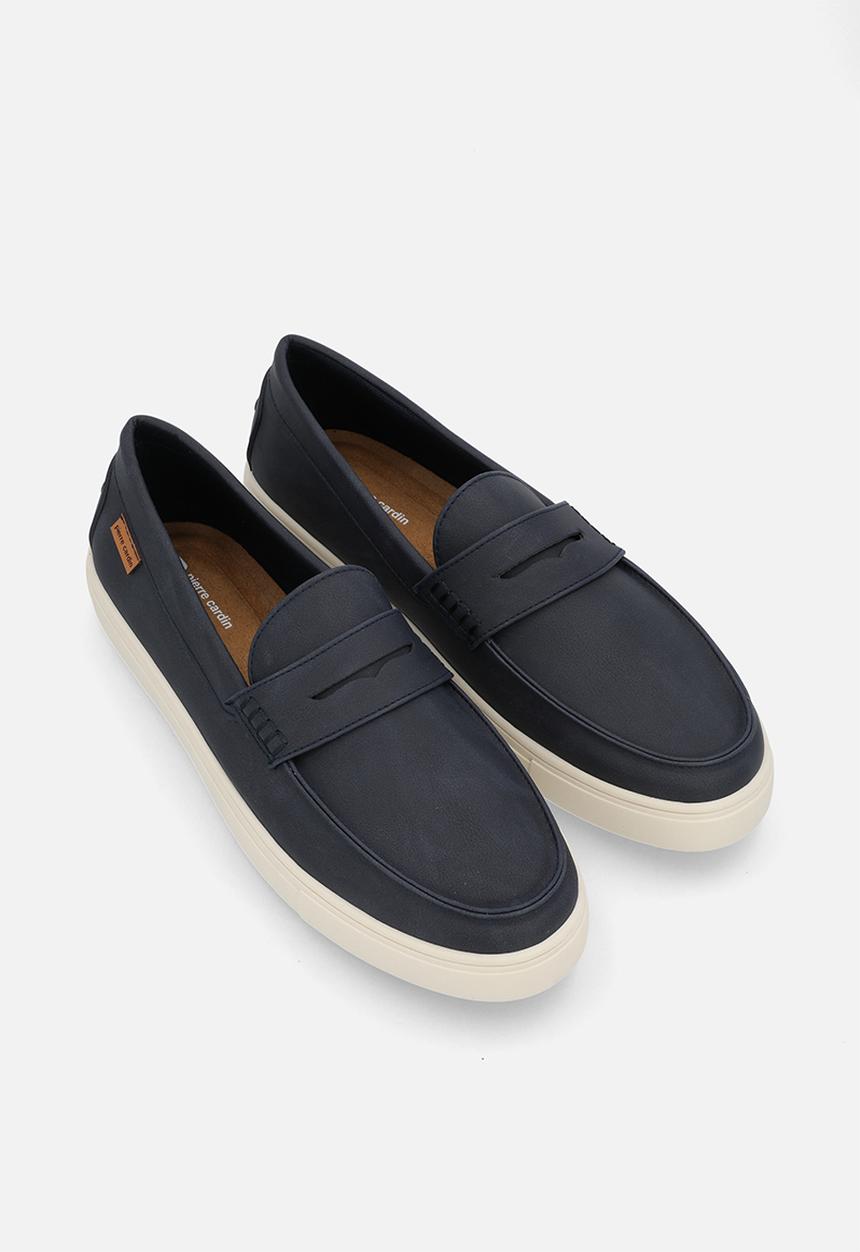 Pierre Cardin - Payton casual slip on - navy white