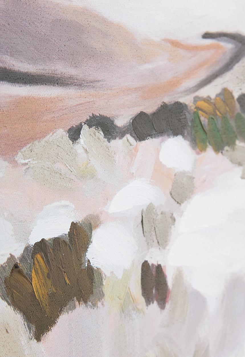 Sixth Floor - Hills Framed Wall Art - Natural