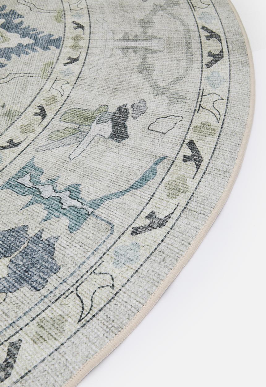 Sixth Floor - Kaia Vintage Round Rug Natural