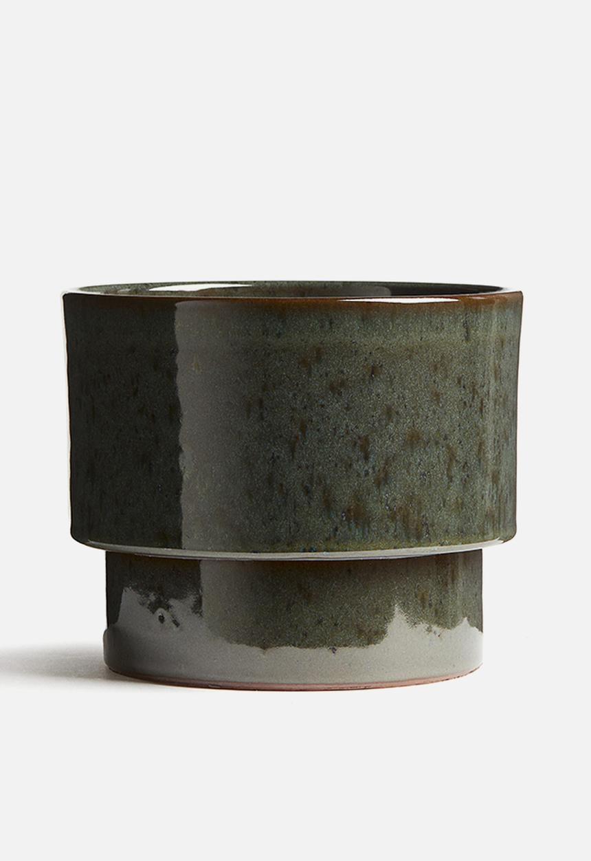 H&M - Terracotta plant pot - green