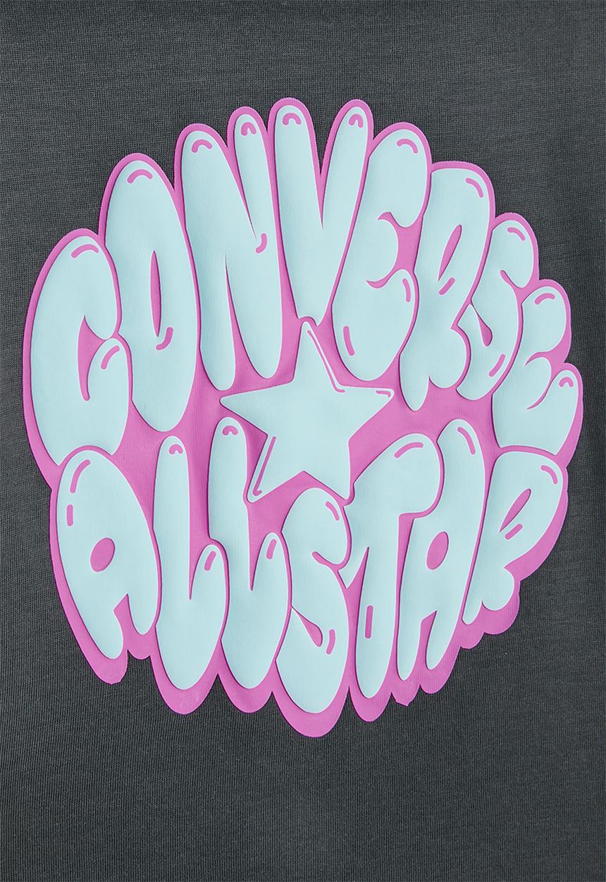 Converse - Cnvg Bubble Graphic Boxy Tee - Dark Matter