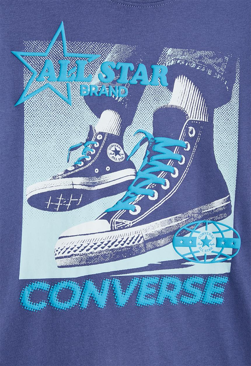 Converse - Cnvb Photo Real Cnv Snkr Tee - Indigo Storm