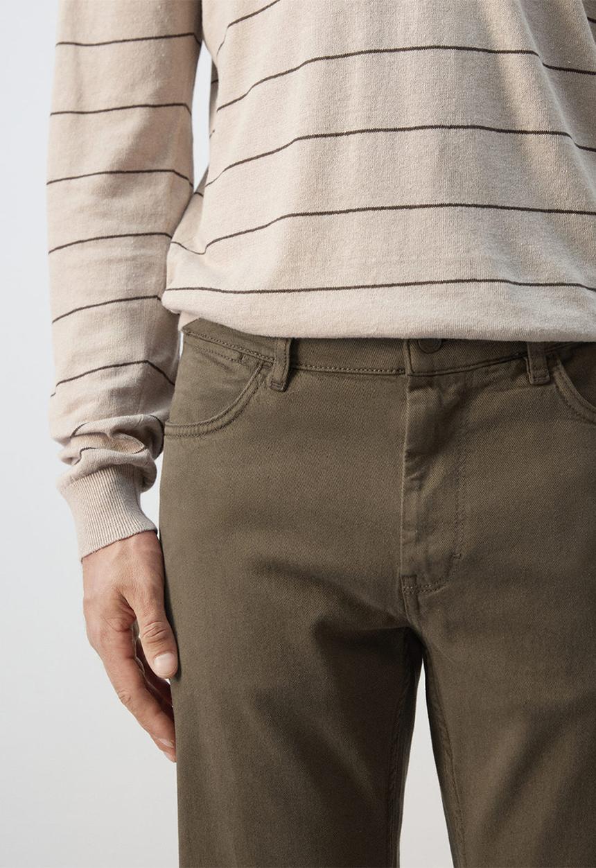 MANGO - Jeans Patrickc - Beige/Khaki