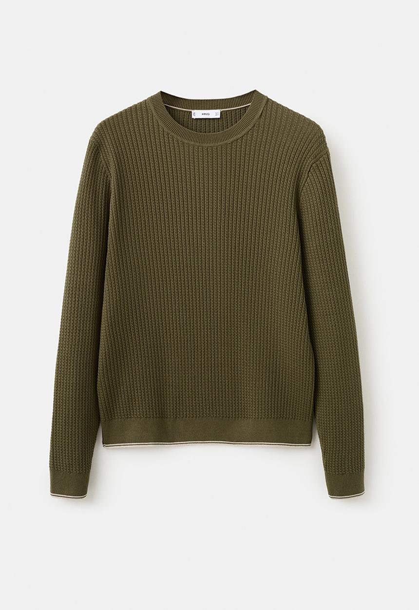 MANGO - Sweater Warrior - Dark Green