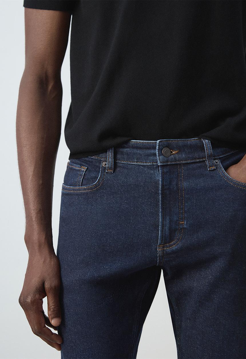 MANGO - Jan slim-fit jeans - Open Blue