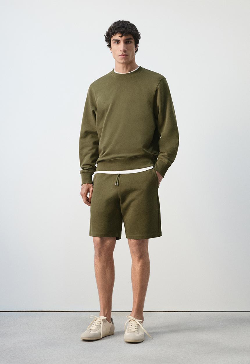 MANGO - Sweatshirt Nole - Dark Green