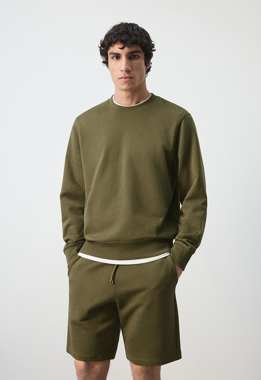 MANGO - Sweatshirt Nole - Dark Green