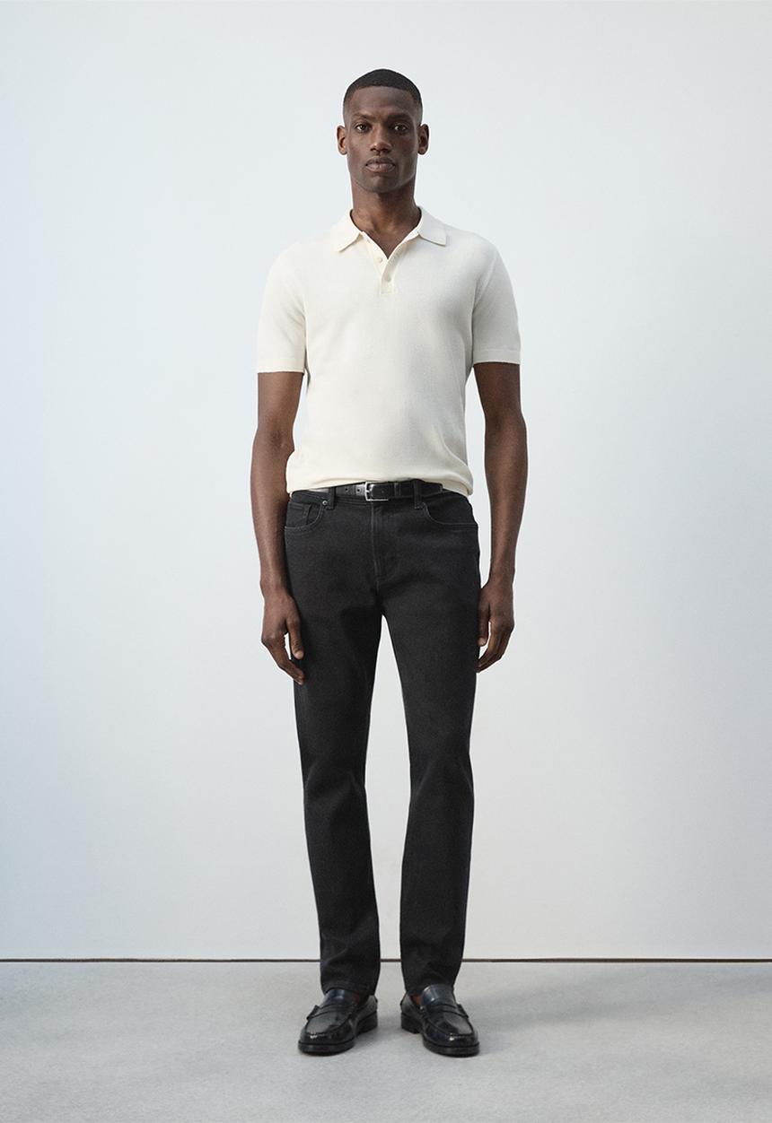 MANGO - Jeans Jan - Black Denim