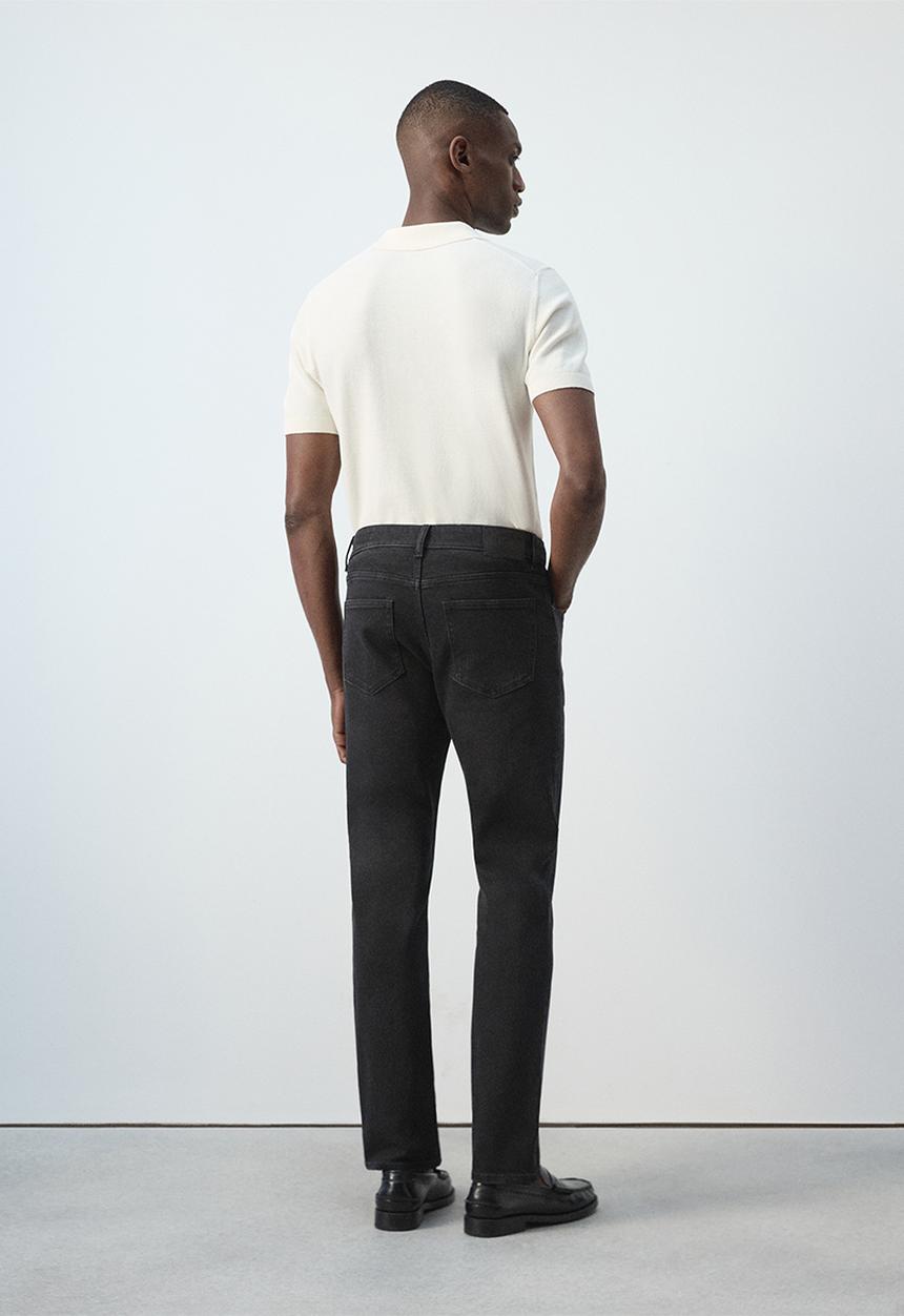 MANGO - Jeans Jan - Black Denim