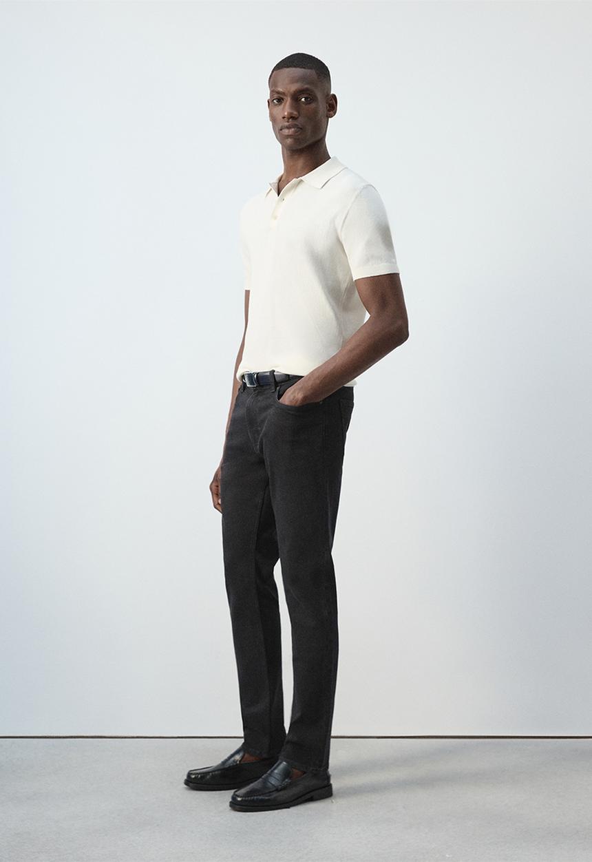 MANGO - Jeans Jan - Black Denim