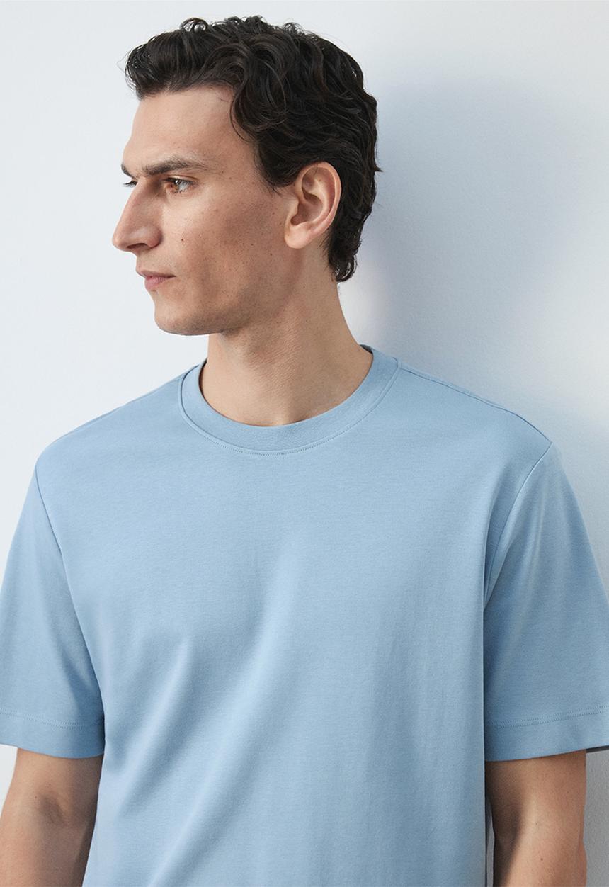 MANGO - T-Shirt Kimi - Turquoise