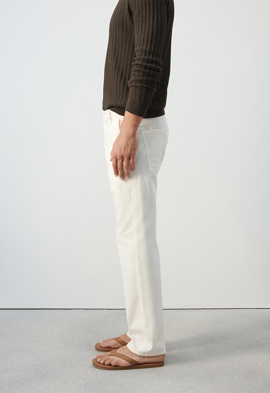 MANGO - Jeans Sandy - Offwhite