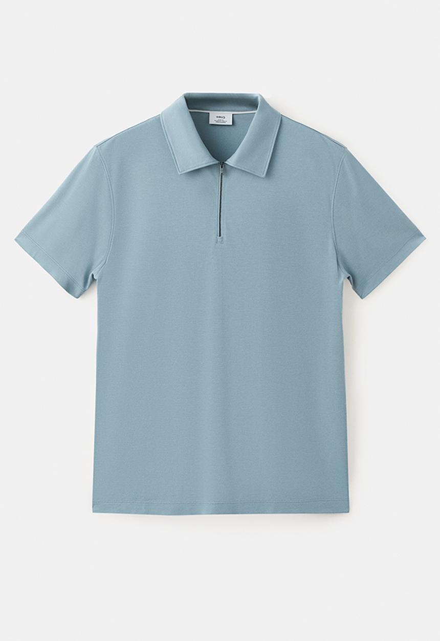 MANGO - Poloshirt Carlez - Sky Blue
