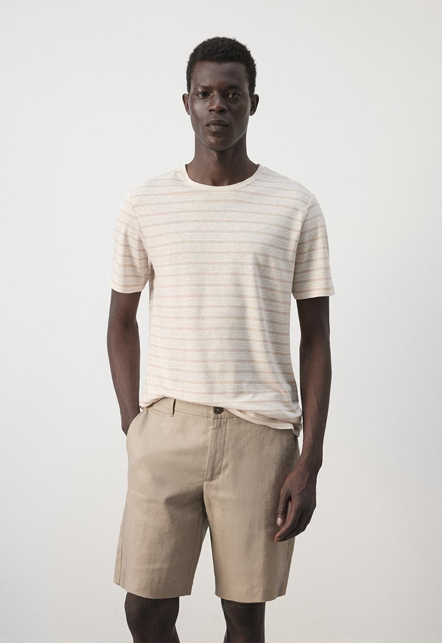 MANGO - T-Shirt Limar - Beige