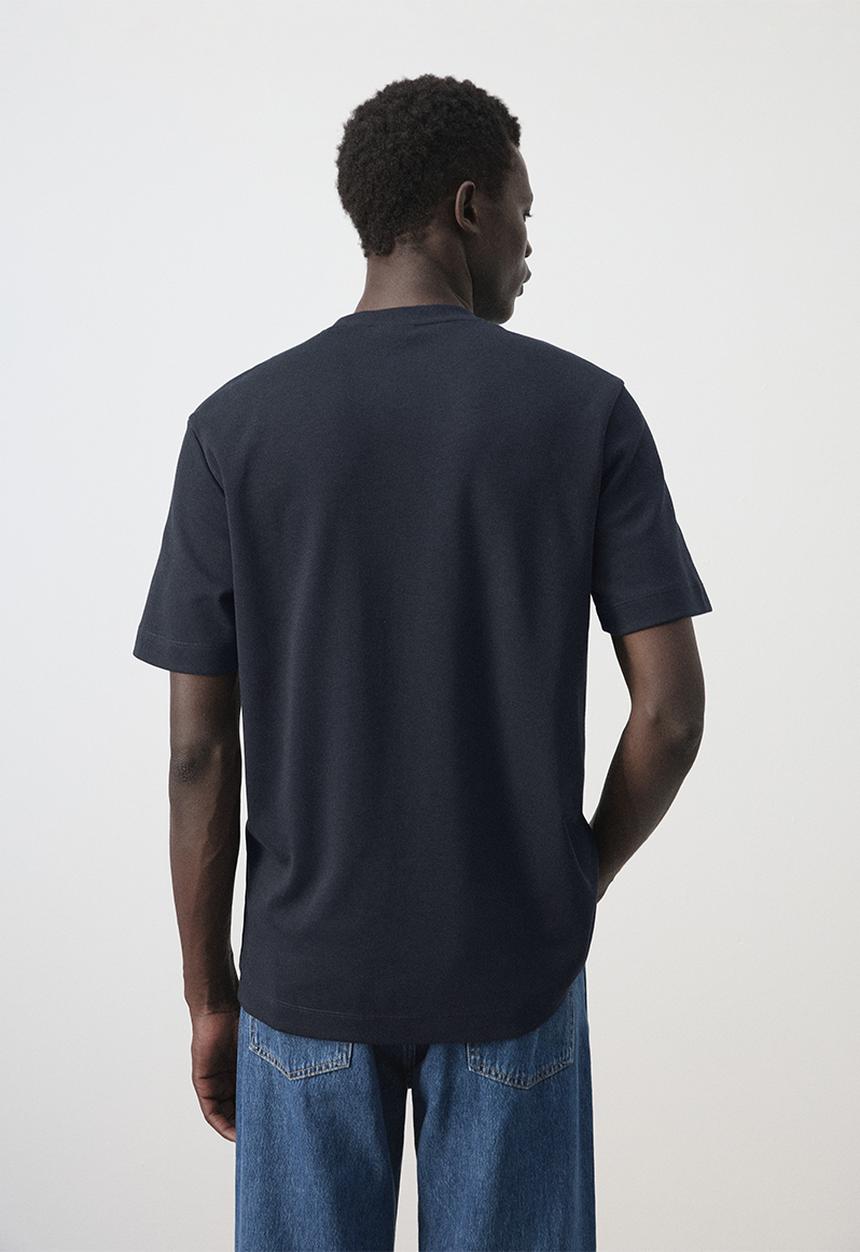 MANGO - T-Shirt Parche - Navy