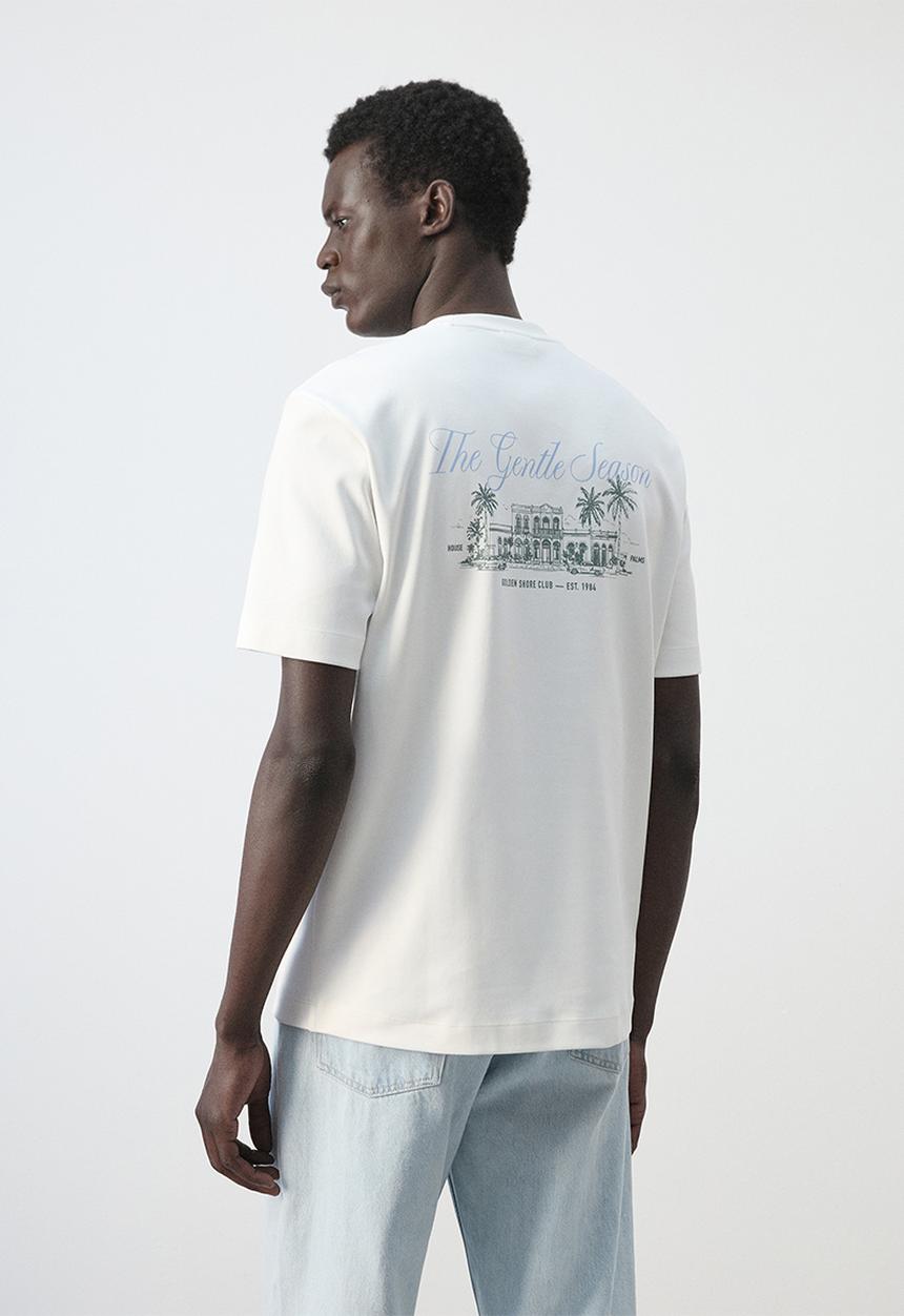 MANGO - T-Shirt Gentle - White