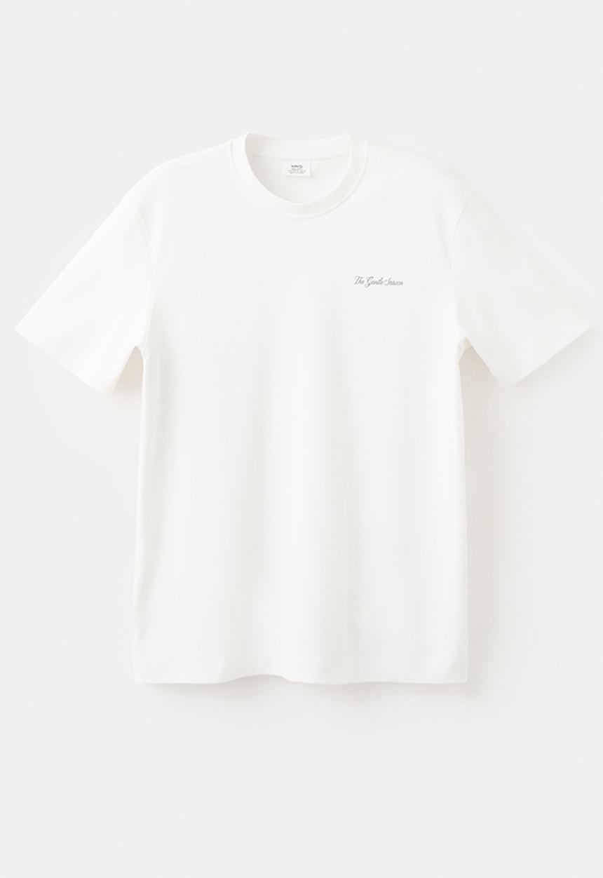 MANGO - T-Shirt Gentle - White