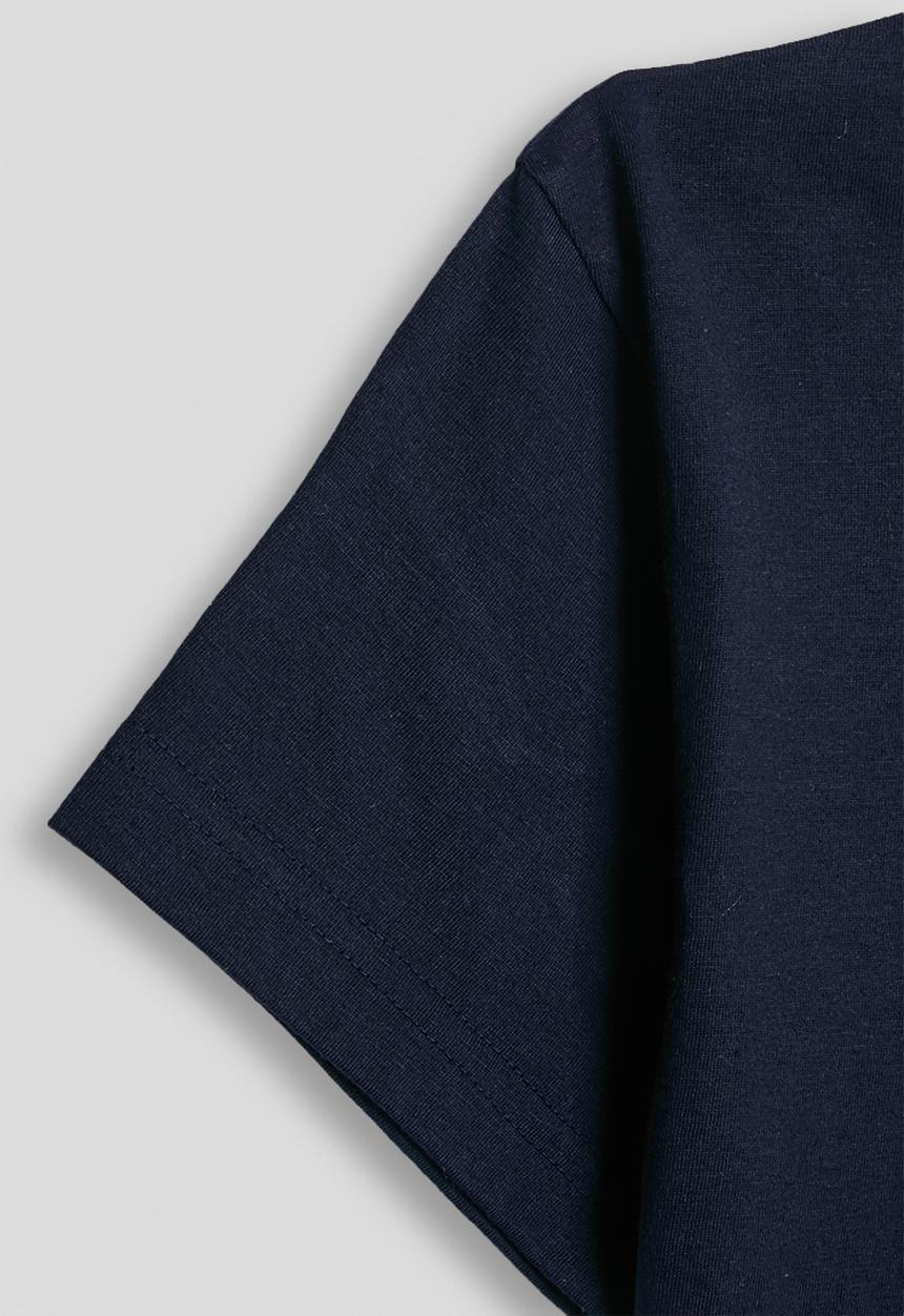 Pop Candy - Smiley placement tee - navy