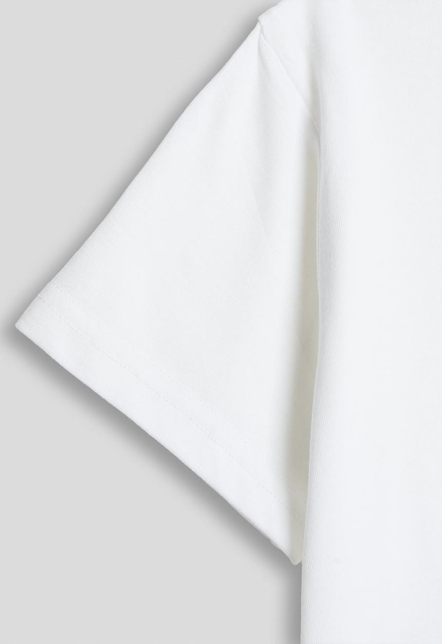 Pop Candy - Smiley placement tee - white