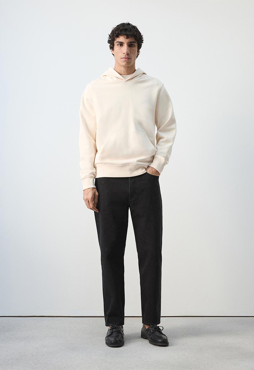 MANGO - Sweatshirt  Bone - Light Beige