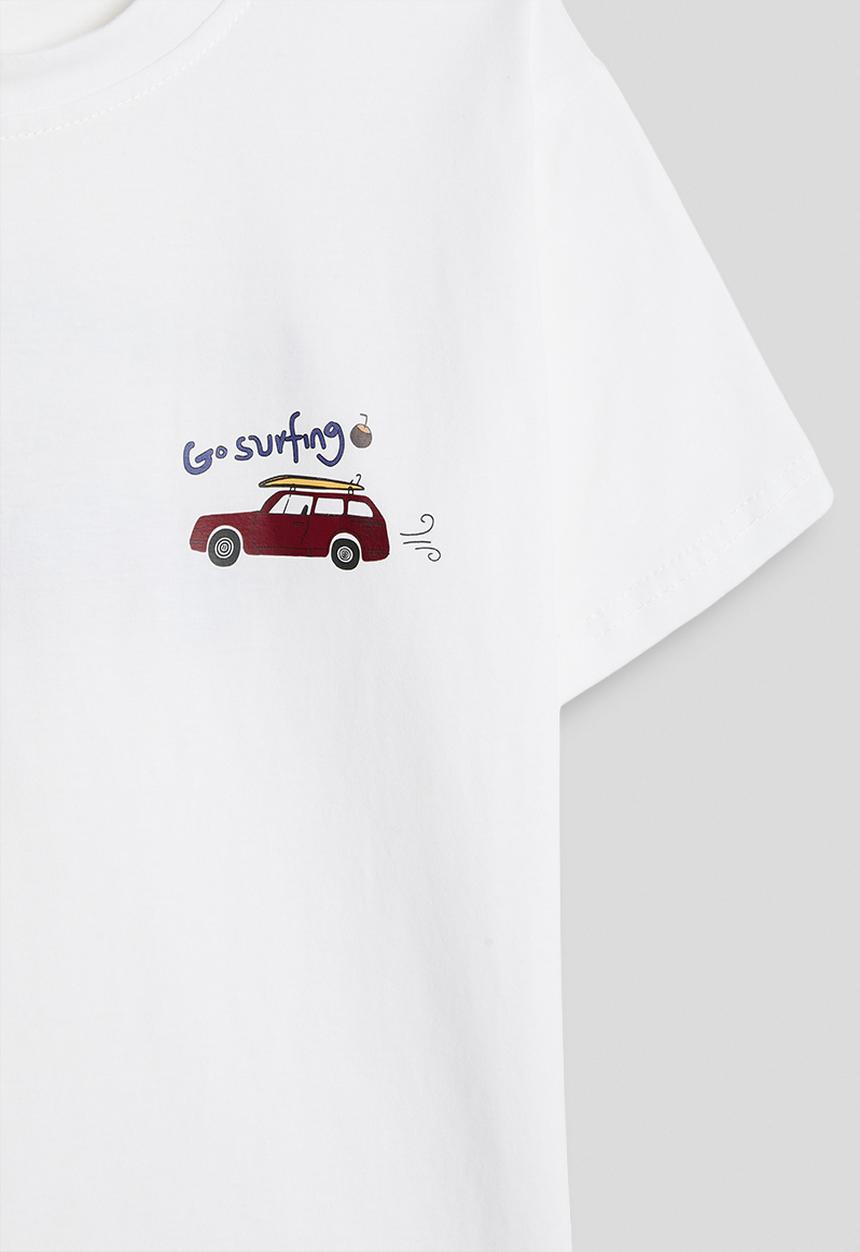 Pop Candy - Slogan and graphic tee - white