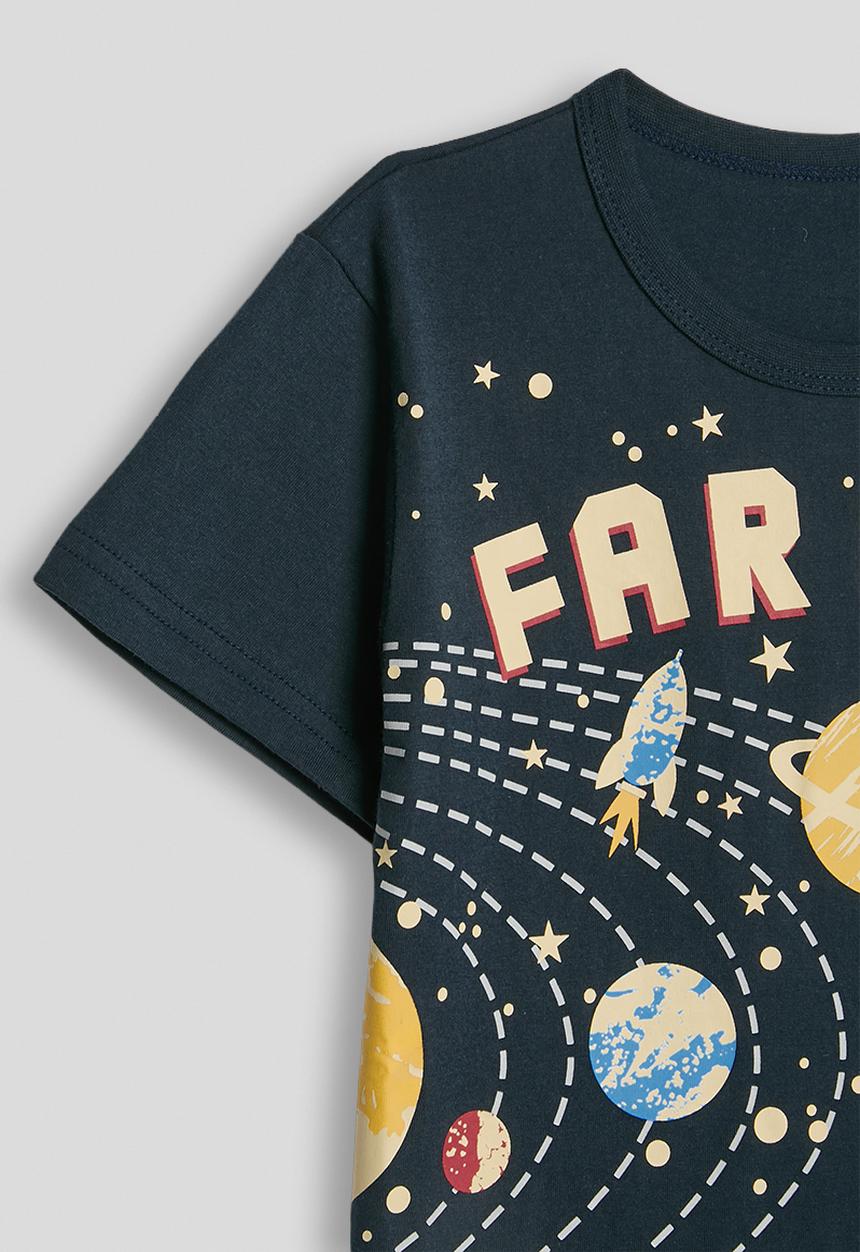 Pop Candy - Space graphic tee - navy