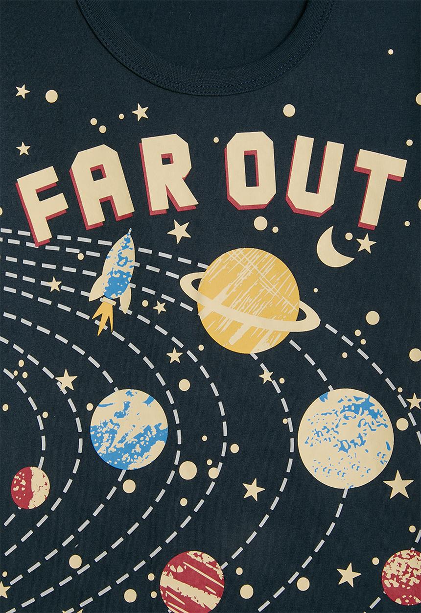 Pop Candy - Space graphic tee - navy