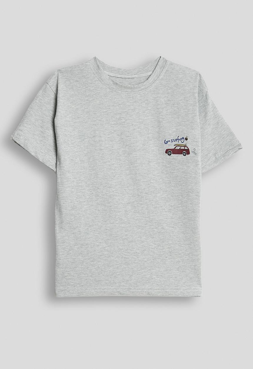 Pop Candy - Slogan and graphic tee - grey