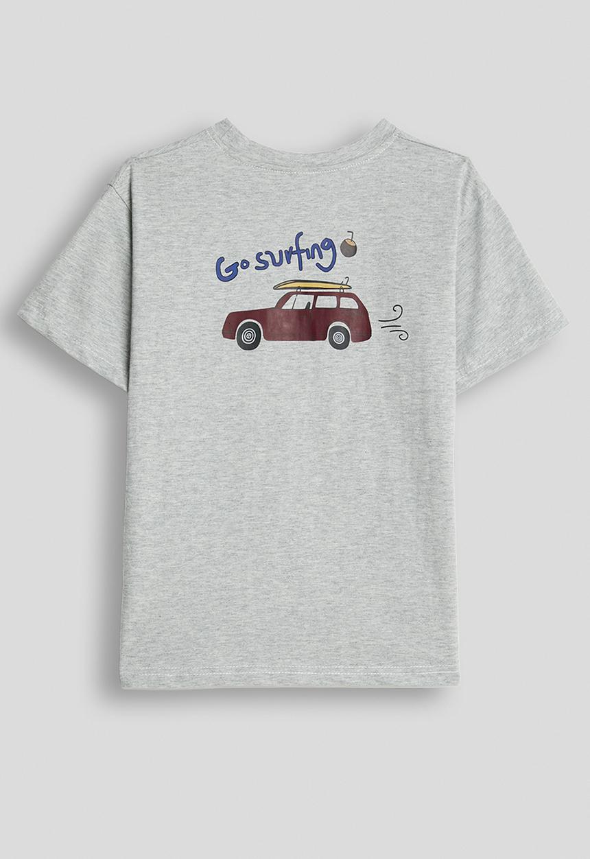 Pop Candy - Slogan and graphic tee - grey