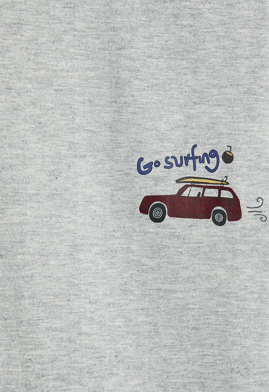 Pop Candy - Slogan and graphic tee - grey