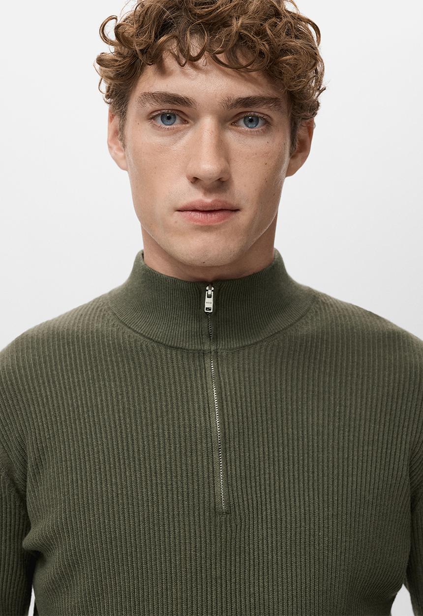 MANGO - Sweater Antiguap - Dark Green